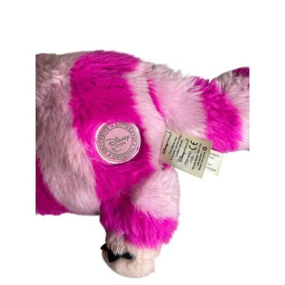 Disney Cheshire Cat‎ Plush Stuffed Animal Pink & Purple Striped 18" Soft Toy - Picture 4 of 5